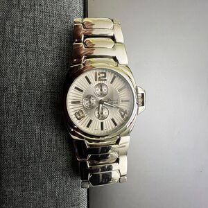 Geneva Platinum Japan Quartz Analog Watch Silver  – New Battery